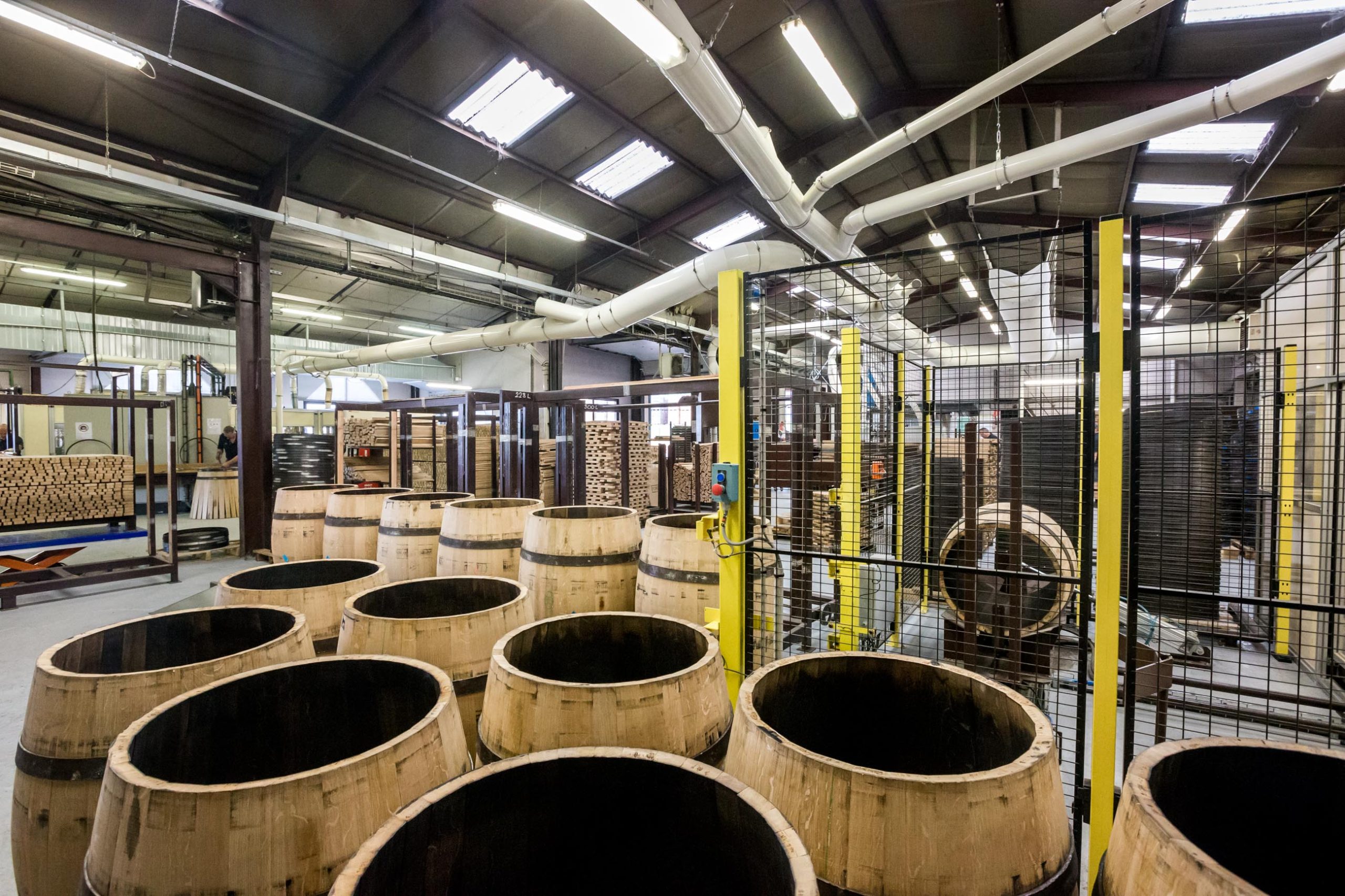 Ligne de tri de merrains